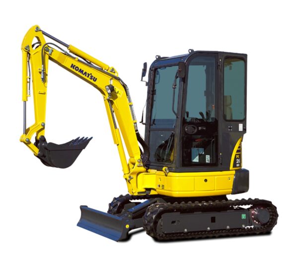 Komatsu PC26MR-5 mini excavator – Alan Snow