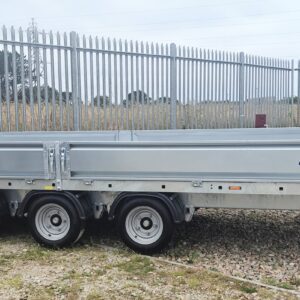 M-Tec Premium 16ft flat bed trailer - tri axle